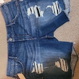 Denim shorts